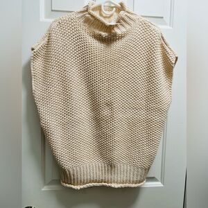 Adorable beige cotton sweater! New with tags! Boutique brand.